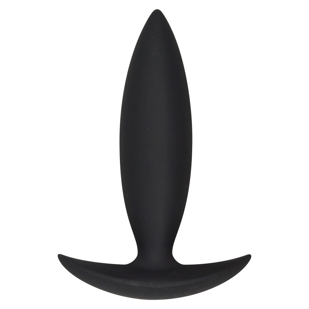 ToyJoy Anal Play Bubble Butt Player Starter Black|Front View|"black starter plug-front view"|