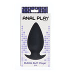 ToyJoy Anal Play Bubble Butt Player Pro Black|Side View|"bubble player design-side view"|