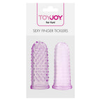 ToyJoy Sexy Finger Ticklers Purple|Side View|"Premium pleasure device - side view"