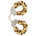 ToyJoy Furry Fun Wrist Cuffs Leopard|Front View|"furry cuffs-front view"|