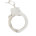 ToyJoy Metal Fun Cuffs|Side View|"cuff details-side view"|