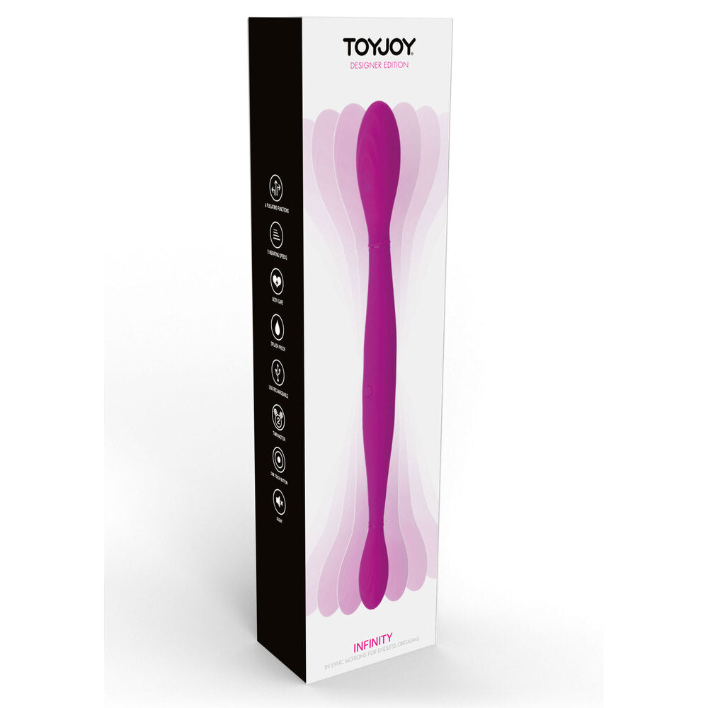 ToyJoy Infinity Double Dildo|Detail View|"surface detail - detail view"