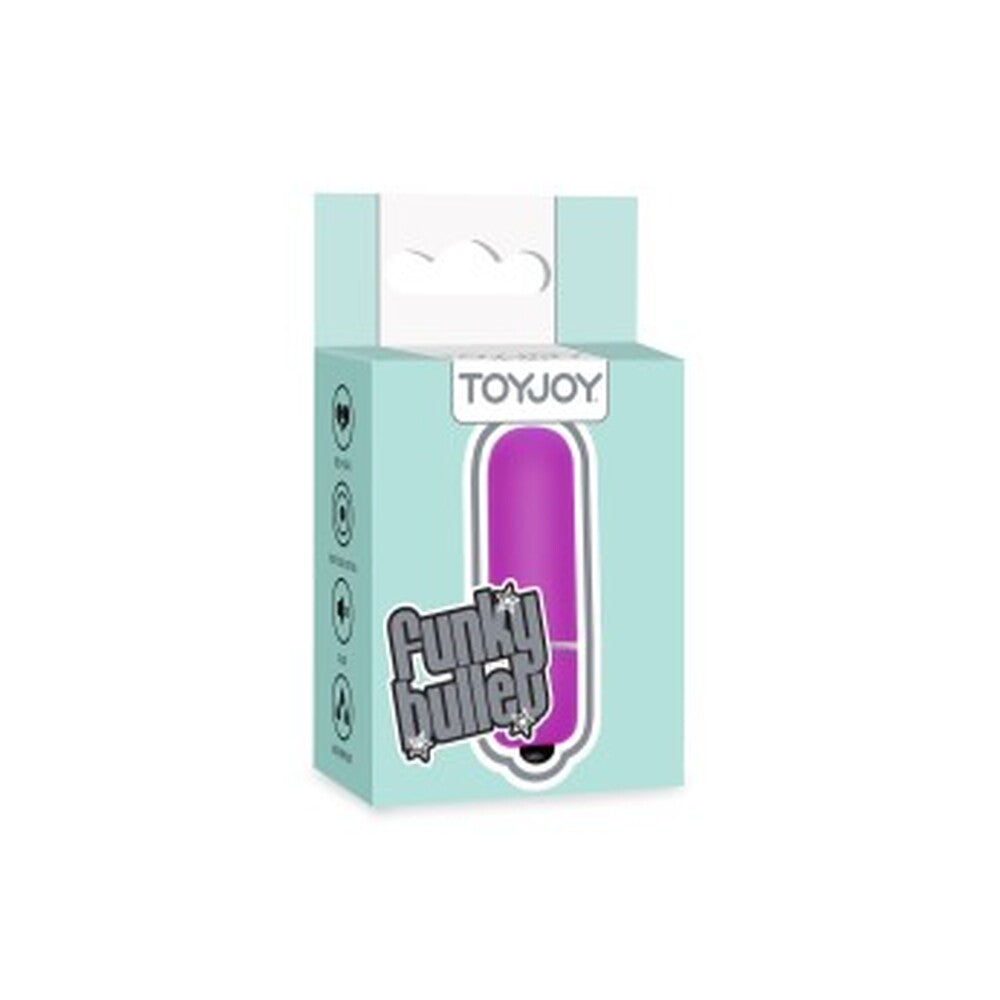 Toyjoy-Funky-Bullet-Purple|Side View|"ergonomic bullet design-side view"