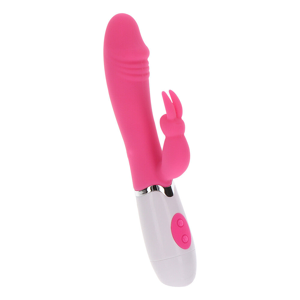 ToyJoy-Funky-Rabbit-Vibrator-Pink|Front View|"pink rabbit-front view"