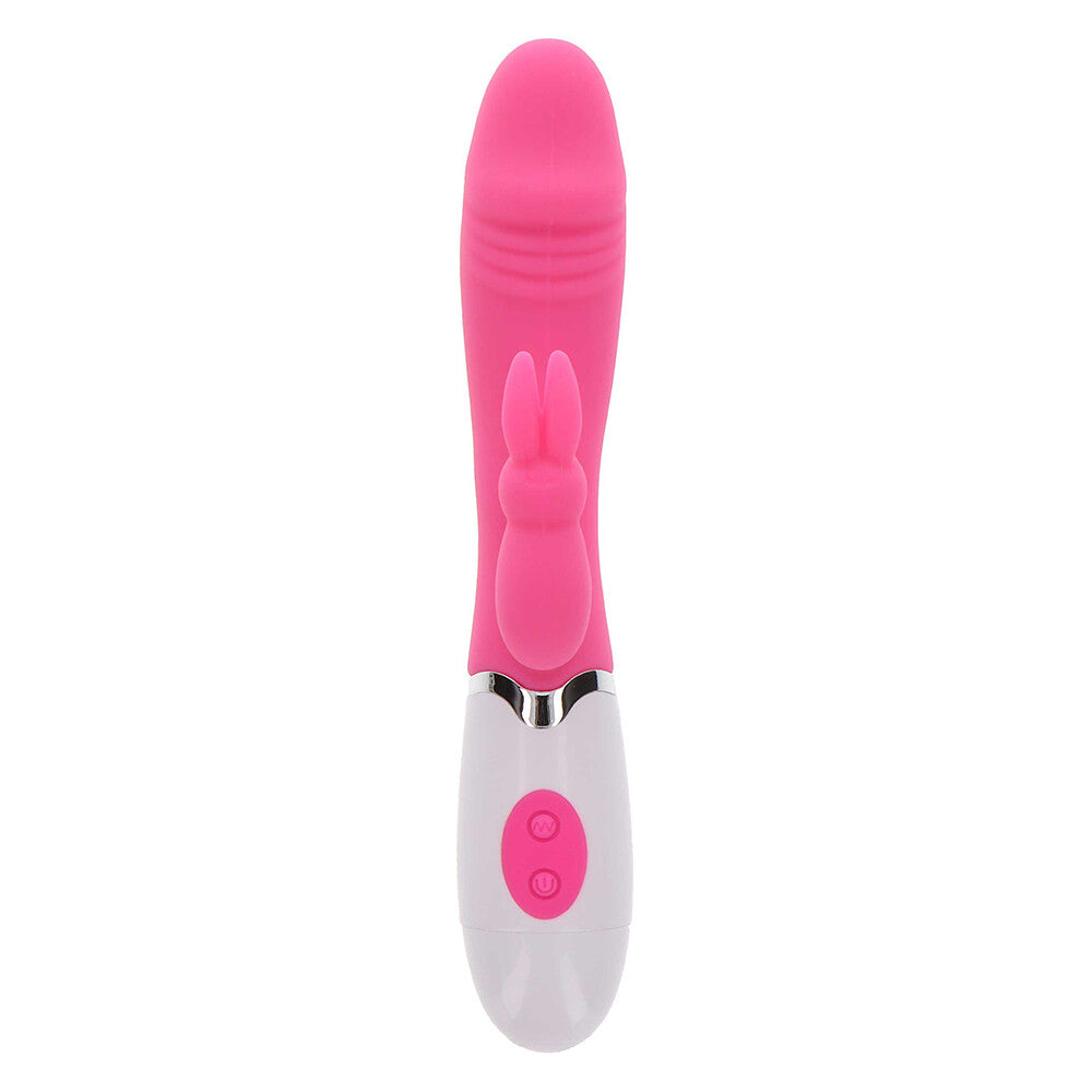 ToyJoy-Funky-Rabbit-Vibrator-Pink|Side View|"funky design-side view"