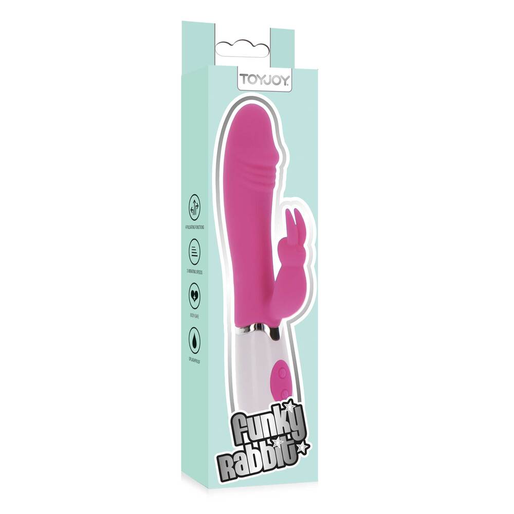 ToyJoy-Funky-Rabbit-Vibrator-Pink|Kit View|"complete pleasure set-kit view"