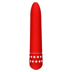 Toyjoy-Diamond-Red-Superbe-Mini-Vibrator|Front View|"luxury red mini vibrator waterproof-front view"
