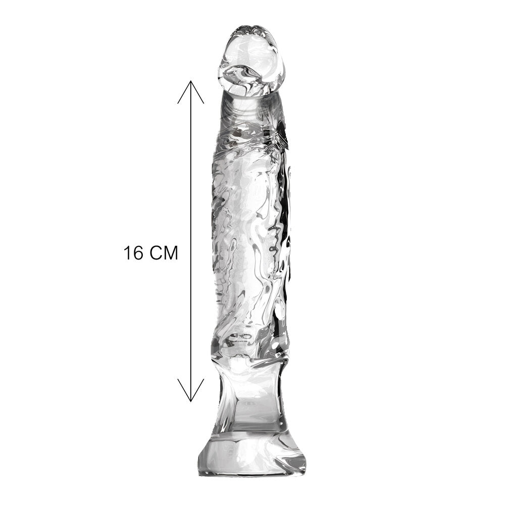 ToyJoy-Anal-Starter-6-Inch-Clear|Side View|"ergonomic design-side view"