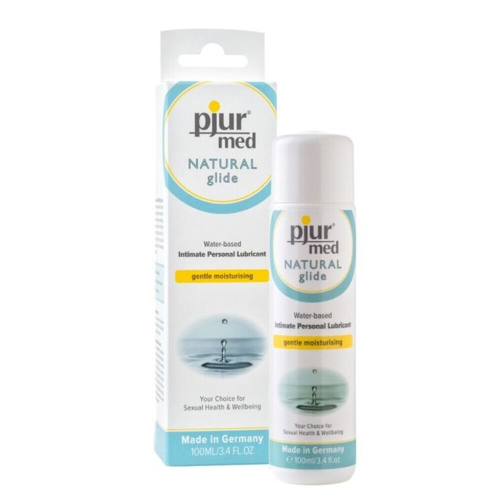 Pjur Med Natural Glide Water Based Lube 100ml|Front View|"natural glide-front view adult toys direct"|