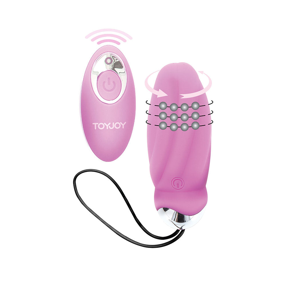ToyJoy-Happiness-You-Crack-Me-Up-Vibrating-Egg|Side View|"ergonomic design-side view"