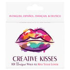Creative Kisses Card Game|Front View|"kissing card game - front view"