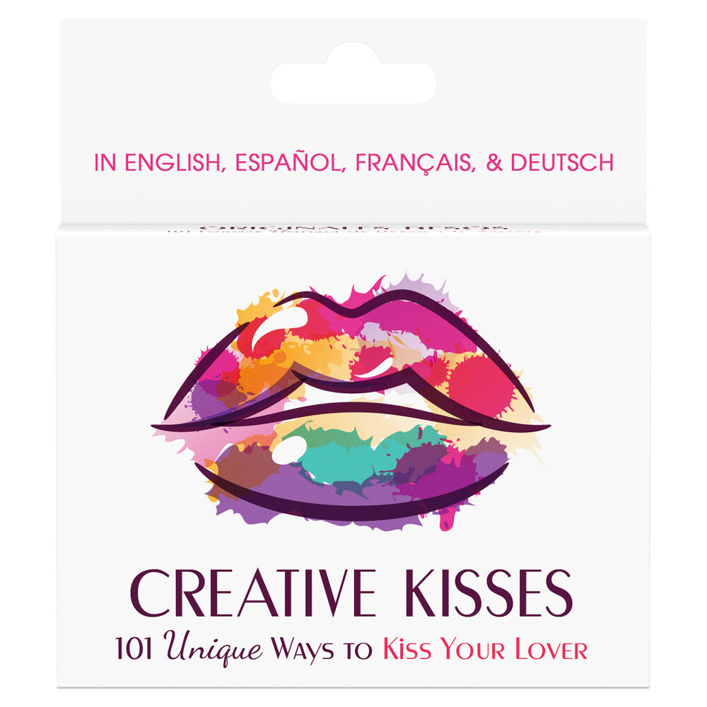 Creative Kisses Card Game|Front View|"kissing card game - front view"