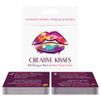 Creative Kisses Card Game|Side View|"kissing card game - side view"