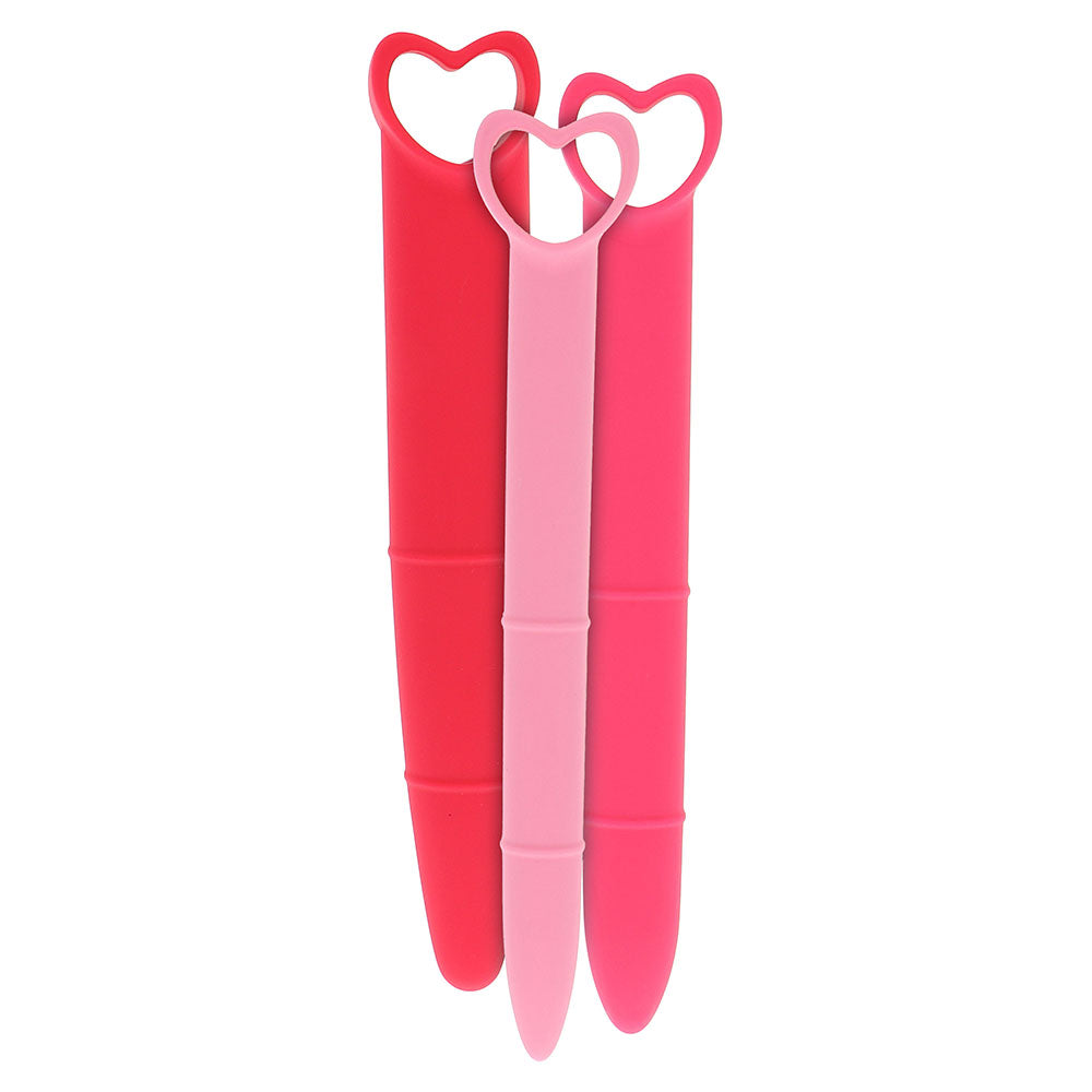 Mae-B-Intimate-Health-Silicone-Vaginal-Dilators|Front View|"intimate health dilators-front view"