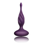 Rocks-Off-Petite-Sensations-Discover-Butt-Plug-Purple|Side View|"ergonomic design-side view"