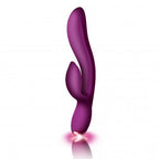 Rocks Off Regala Clitoral Vibrator Fuchsia|Side View|"Premium pleasure device - side view"