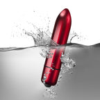 Rocks-Off-Truly-Yours-Red-Alert-120mm-Bullet|Front View|"powerful bullet vibrator red-front view"