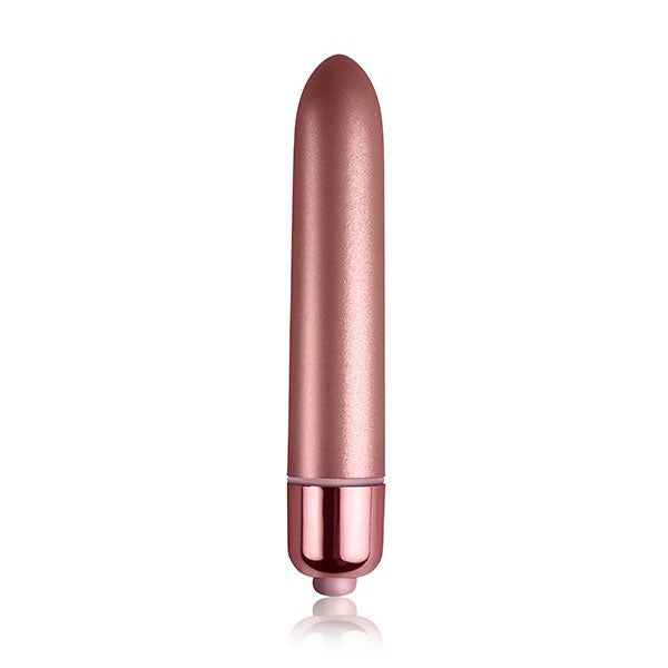 Rocks-Off-Touch-Of-Velvet-Rose-Blush|Front View|"luxury rose vibrator silicone-front view"