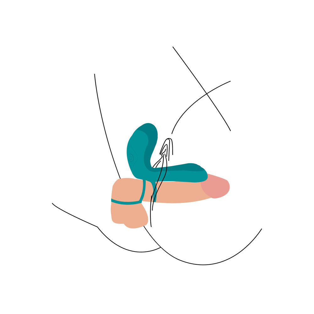 Xocoon Couples Vibrator Ring|Detail View|"surface detail - detail view"