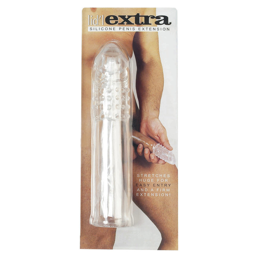 Lidl Extra Clear Soft Penis Extension|Side View|"soft detail - side view"