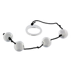 Heavy Metal Anal Beads|Front View|"metal anal beads-front view"|