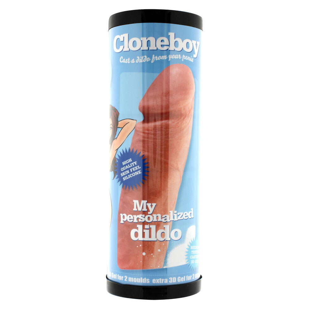 Cloneboy Cast Your Own Personal Dildo Flesh Pink|Front View|"cast design - front view"