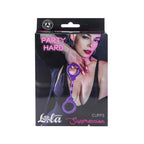 Lola Party Hard Suppression Silicone Handcuffs Purple|Detail View|"closure features-detail view"|