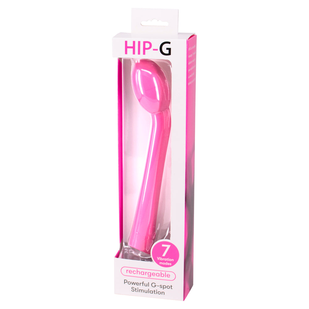 HipG-Powerful-Rechargeable-G-Spot-Vibrator|Side View|"ergonomic design-side view"