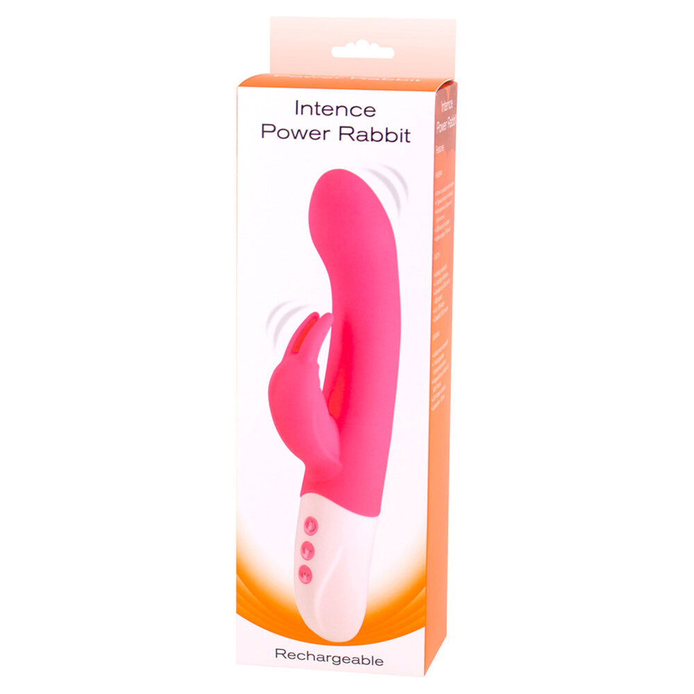 Rechargeable-Intence-Power-Rabbit-Vibrator|Side View|"intense design-side view"