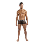 Male Power Peep Show Mini Short Black|Side View|"short features-side view"|