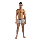 Male Power Peep Show Mini Short White|Side View|"short features-side view"|