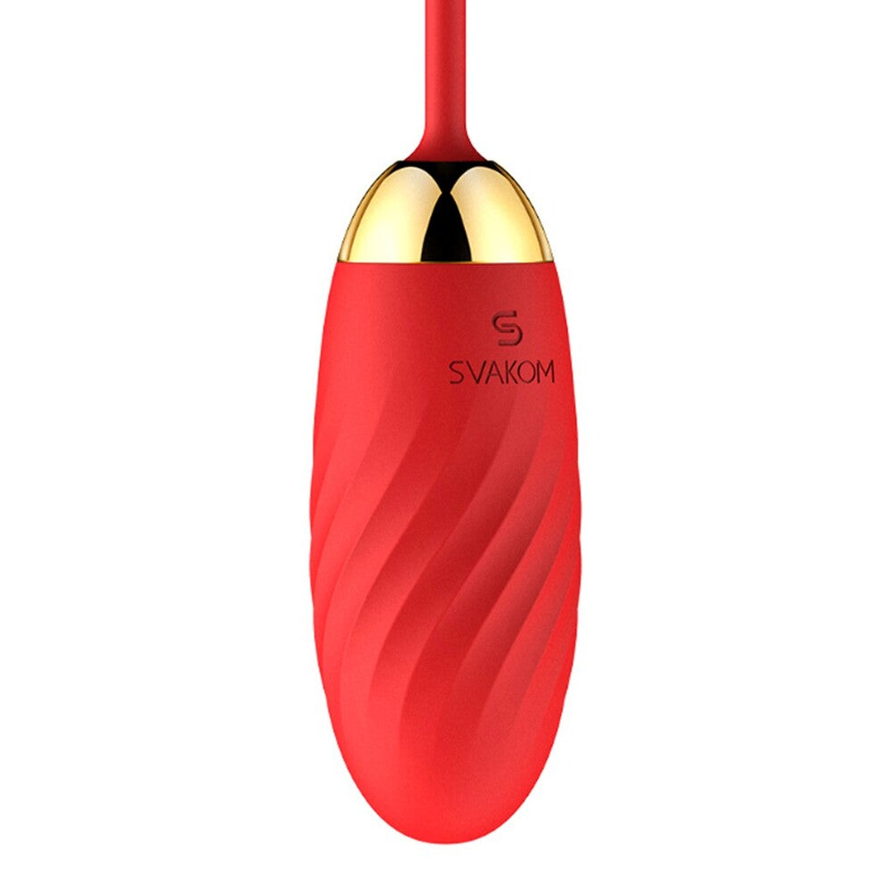Svakom-Ella-Neo-Red-Interactive-Vibrating-Bullet|Side View|"interactive design-side view"