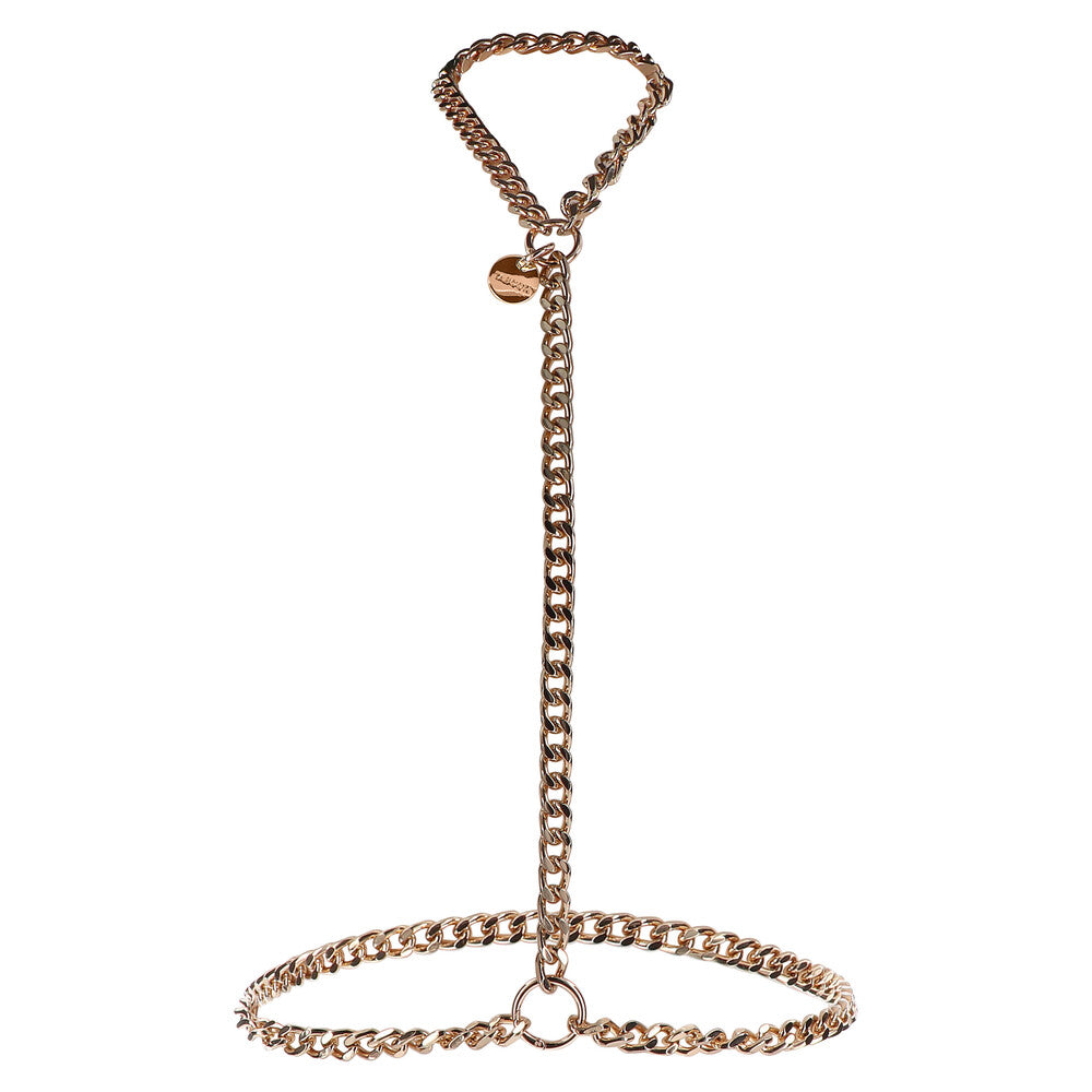 Taboom Dona Statement Harness Small to Medium|Front View|"premium adjustable harness s-m size-front view adult toys direct"|