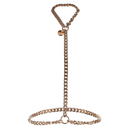 Taboom Dona Statement Harness Small to Medium|Front View|"premium adjustable harness s-m size-front view adult toys direct"|