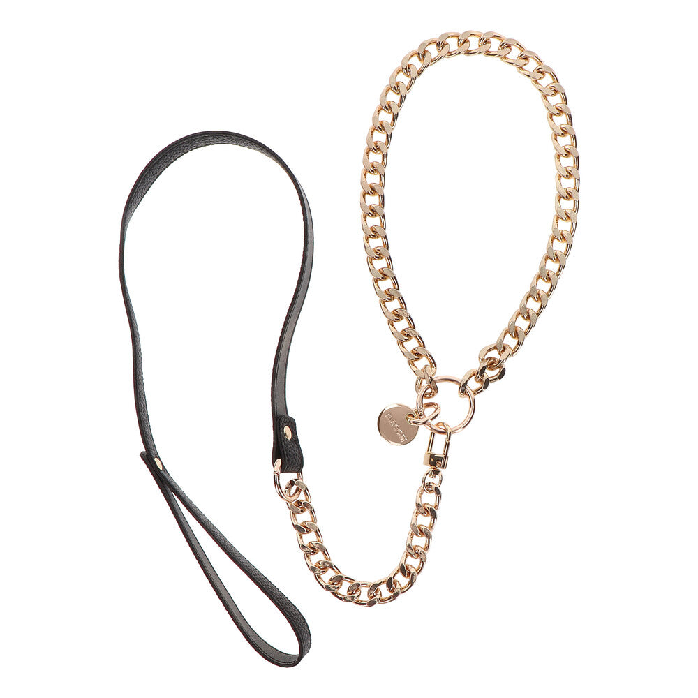 Taboom Dona Statement Collar And Leash|Front View|"statement set-front view"|