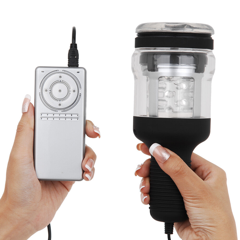 Rends R1 A10 Cyclone Masturbator With Controller M to L|Front View|"controller design - front view"