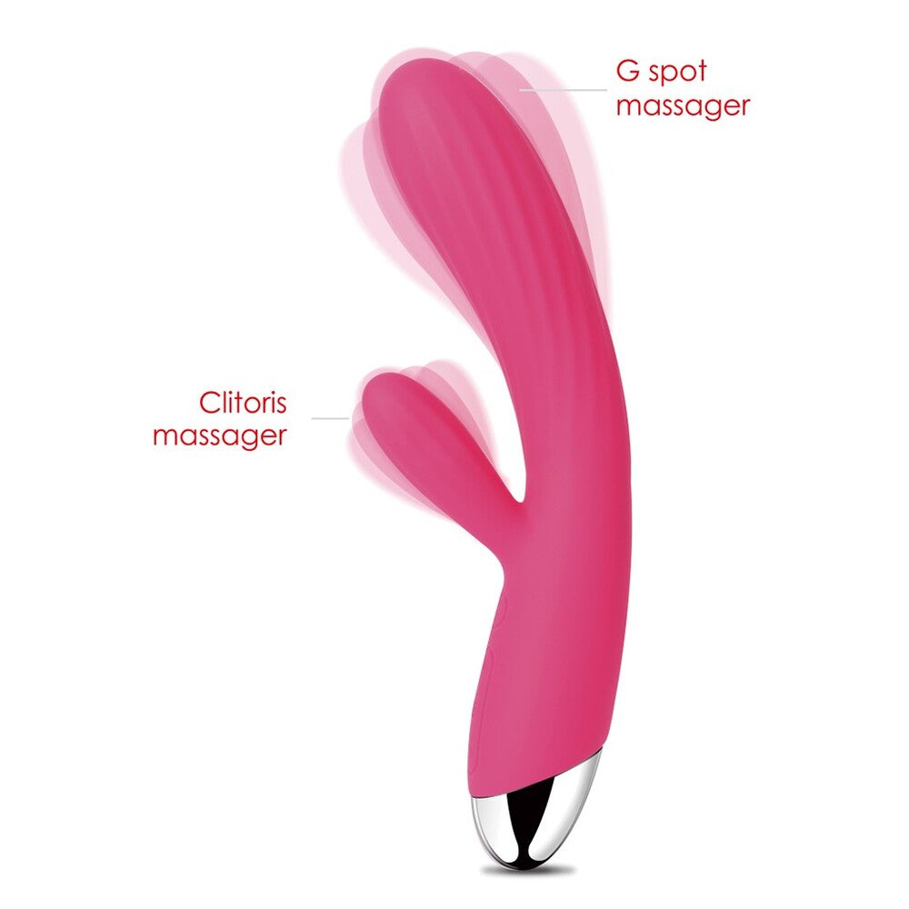 Svakom Angel Powerful Warming Vibrator|Side View|"Premium vibrating stimulator - side view"