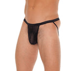 Mens Black Pouch With Jockstraps|Front View|"pouch design-front view"|