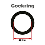 Zado Mens Leather Adjustable Harness With Cock Ring|Back View|"harness closure system-back view adult toys direct"|