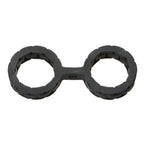 Japanese Style Small Silicone Bondage Cuffs|Front View|"silicone cuffs-front view"|