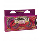 Japanese Style Small Silicone Bondage Cuffs|Side View|"cuff details-side view"|