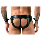 Svenjoyment Jock Brief With Handcuffs|Side View|"brief features-side view"|