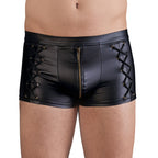 NEK Matt Black Tight Fitting Pants|Front View|"tight design-front view"|