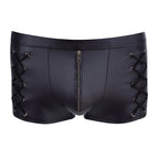 NEK Matt Black Tight Fitting Pants|Detail View|"pants details-detail view"|