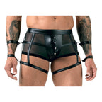 Svenjoyment Pants With Arm Restraints|Front View|"restraint design-front view"|