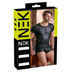 NEK Matte Black Straight Cut Shirt|Set View|"complete shirt set-set view"|