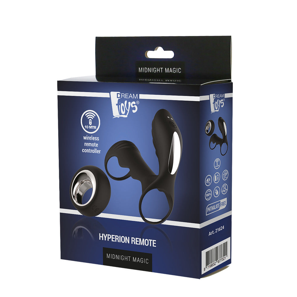 Midnight Magic Hyperion Remote Controlled Couple Vibrator|Kit View|"Complete couples kit - kit view"