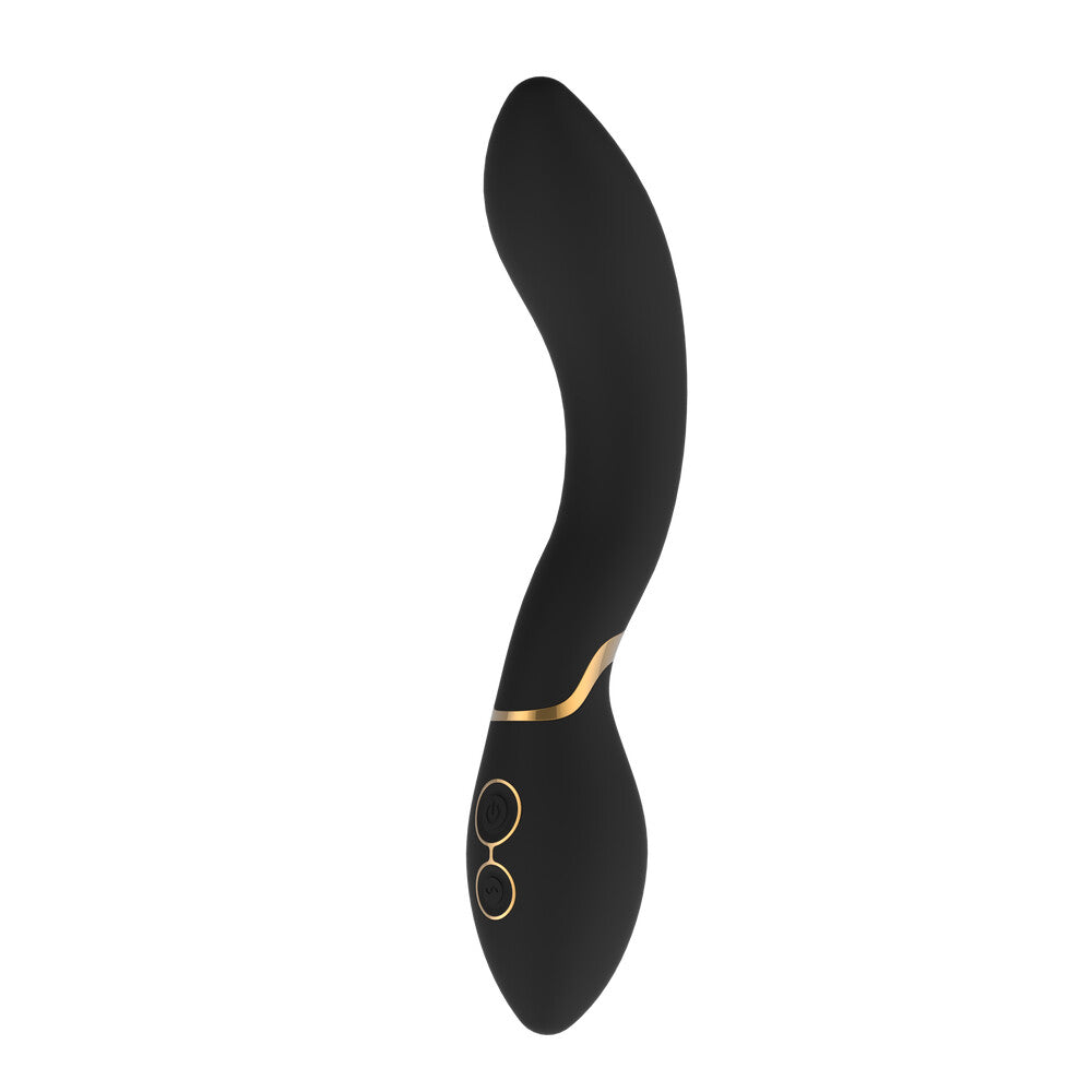 Elite-Josephine-Black-Vibrator|Front View|"black vibrator-front view"