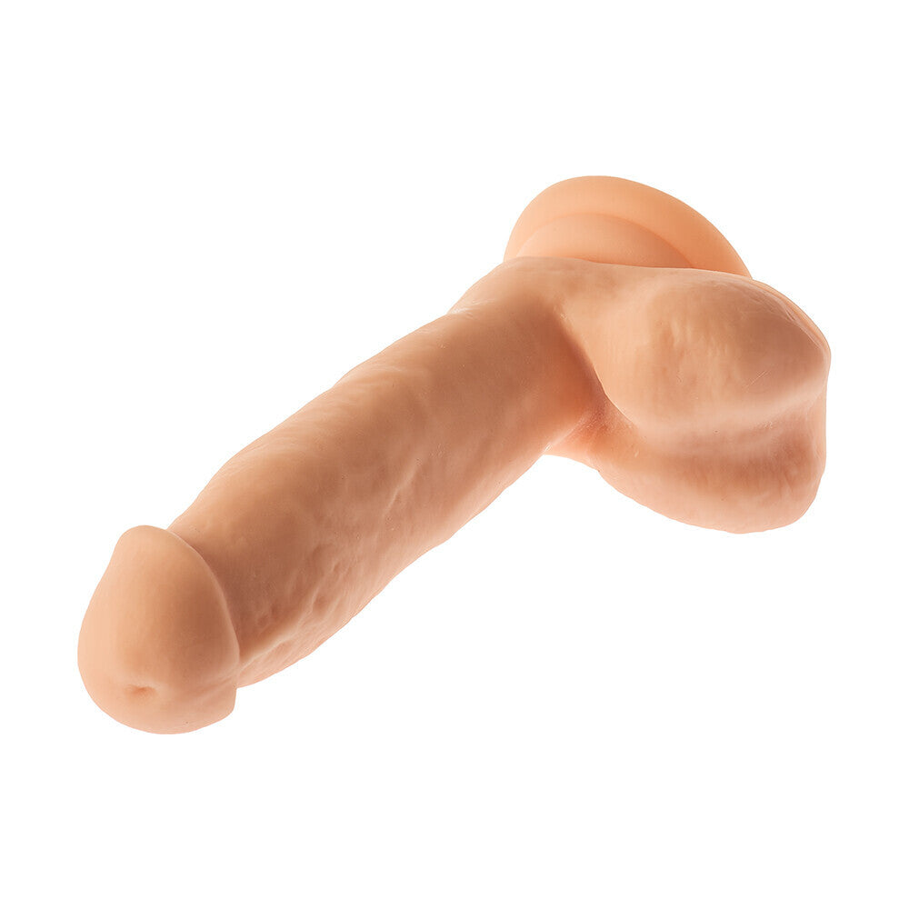 Mister Dixx Real Ryan 7.1 Inch Dildo|Side View|"ryan detail - side view"