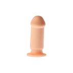 Mister Dixx Little Lewis 3.5 Inch Dildo|Side View|"texture detail - side view"